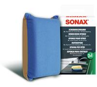 SONAX ScheibenSchwamm SB Packung - Scheibenreinigung für optimales Blickfeld, Glasklar & Streifenfre