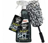 SONAX 1000ml FelgenBeast Felgenreiniger + Craft-Equip Microfaser Felgenbürste
