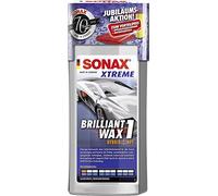 SONAX 2017410 XTREME Brilliant Wax 1 AktionsSet 70 Jahre (500 ml) flüssiges Hartwachs inkl. gratis Applikationsschwamm und Mikrofasertuch | Art-Nr. 2018410