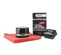 SONAX PremiumClass CarnaubaCare (200 ml) - Festes Hartwachs für alle neuen und grundgereingten Lacke ohne Schleifmittel | Art-Nr. 02112000