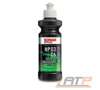 SONAX 250ml PROFILINE POLIERMITTEL NP 03-06 SCHLEIFPASTE POLITUR