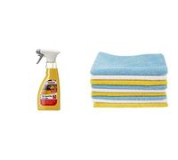SONAX 288200 HighSpeedWax, 500ml & Amazon Basics Mikrofaser-Reinigungstücher, 12 Stück
