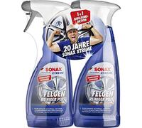 SONAX 2x XTREME Felgenreiniger PLUS (500 ml) effiziente & säurefreie Reinigung aller Leichtmetall- und Stahlfelgen sowie lackierte, verchromte und polierte Felgen | Art-Nr. 02302410