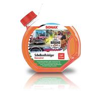 SONAX ScheibenReiniger Konzentrat Havana Love (3 Liter) Sommer-Scheibenreiniger für die Scheiben- und Scheinwerferwaschanlage | Art-Nr. 03934000