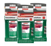 SONAX 3 x 75 ml Kratzerentferner NanoPro für Kunststoff-, Acryl- und Plexiglas