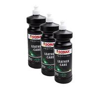 SONAX 3X 02823000 PROFILINE LeatherCare Lederpflege Leder Care Wachsfrei 1L
