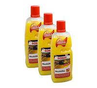 SONAX 3X 03133410 Wasch & Wax Lackpflege Konservierung 1L