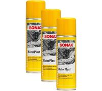 SONAX 3X 03302000 MotorPlast Schutzlack MotorSchutzlack Lackpflege 300ml