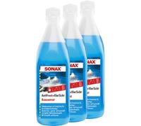 SONAX 3X 03321000 AntiFrost&KlarSicht Konzentrat Frostschutz Citrusduft 250ml