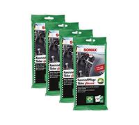SONAX 4X 04151000 KunststoffPflegeTücher glänzend Feucht 10 Stück
