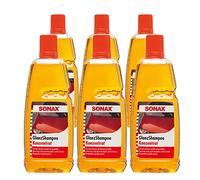 SONAX 6X 03143000 GlanzShampoo Konzentrat Glanz Autoshampoo 1L