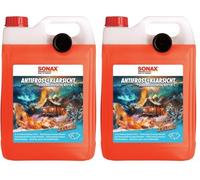 SONAX AntiFrost+KlarSicht bis -18 °C Sweet Home (5 Liter) schneller, schlierenfreier und effektiver Scheibenreiniger für den Winter | Art-Nr. 01365050 (Packung mit 2)