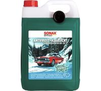 SONAX AntiFrost+KlarSicht gebrauchsfertig bis -18 °C Green Forest (5 Liter) Scheibenfrostschutz für die Scheibenwaschanlage mit Kiefernduft | Art-Nr. 01385000