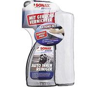 SONAX XTREME AutoInnenReiniger AktionsSet, 2-teilig, Reinigungsset für eine hygienische Sauberkeit im Auto und Haushalt, 1 Set = 1 Autoinnenreiniger (500 ml), 1 Microfasertuch