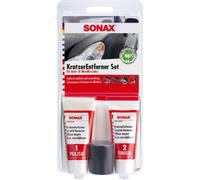 SONAX Kratzer Entferner Set Lack Politur für lokale Kratzer aus Klarlack