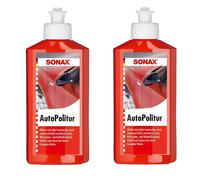 SONAX AutoPolitur Glanzpolitur Lackpflege Set Buntlack Metalliclack Lackpflege