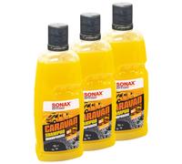 SONAX CARAVAN Shampoo 3x 1 Liter Wohnwagen Reinigung Wohnmobil Pflege Wäsche