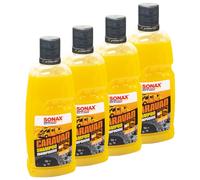 SONAX CARAVAN Shampoo 4x 1 Liter Wohnwagen Reinigung Wohnmobil Pflege Wäsche