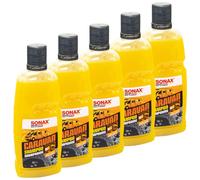 SONAX CARAVAN Shampoo 5x 1 Liter Wohnwagen Reinigung Wohnmobil Pflege Wäsche