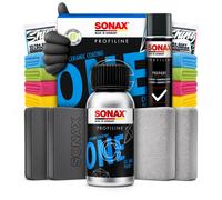 SONAX CC One 40ml Keramikversiegelung Set Lackschutz Hydrophobie Selbstreinigung