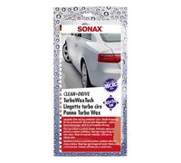 Autopolitur SONAX Clean & Drive TurboWaxTuch 40 x 50 cm Hochwertiges Microfasertuch zur schnellen Reinigung