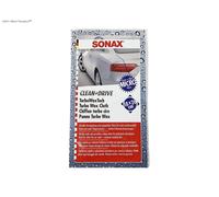 SONAX CLEAN + DRIVE TurboWaxTuch Außen Wachs Versiegelung Microfasertuch 18x26cm