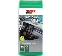 SONAX CockpitPflege-Tücher matteffect in der Spenderbox 25 Stück