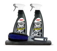 Sonax FelgenBeast Felgenreiniger Set 2x 1L + Felgenbürste + Microfaser 4-teilig