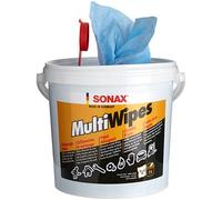 SONAX feuchte Allzweck-Reinigungstücher MultiWipes 1-lagig blau, 72 St. 1 Pack = 72 St.