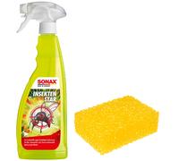 SONAX Insekten Star, Insektenentferner 750 ml entfernt angetrocknete Insektenverschmutzungen von Glas