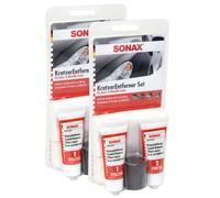 SONAX Kratzer-Entferner-Set für Lack 2x 50 ml Lackpflege Kratzer und Schrammen