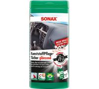 SONAX Kunststoff PflegeTücher glänzend 25 Stück