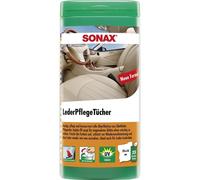 SONAX Leder Pflege Tücher 25 Stk in Box Reinigungs Tuch für Glattleder