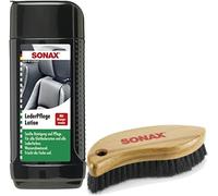SONAX LederPflegeLotion 250ml Textilbürste Lederbürste