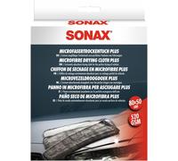 SONAX MicrofaserTrockenTuch Plus 1 Stück Trockentuch streifenfrei Auto