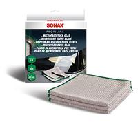 SONAX PROFILINE Microfasertuch Glas (3 Stück) Scheiben Reinigung Tuch Glastuch