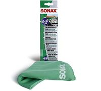 SONAX MicrofaserTuch Plus Innen & Scheibe (1 Stück) extrem fein ohne Streifen, Schlieren und Fusseln zu hinterlassen | Art-Nr. 04165000