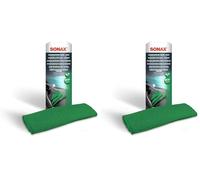 SONAX MicrofaserTuch Scheibe+Innen (1 Stück) hochwertig, saugfähig & fusselfrei zur Streifen- & fusselfreien Reinigung von Glas, Spiegel, Display & Kunststoffoberflächen | Art-Nr. 04984000