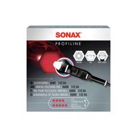 SONAX ExzenterPad hart 143 DA (1 Stück) harte feinporige Polierscheibe zum Schleifpolieren von verkratzten und verwitterten Fahrzeuglacken, Art-Nr. 04934000