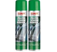 SONAX PolsterSchaumReiniger (400 ml) entfernt fasertief selbst hartnäckige Verschmutzungen aus Polstern, Teppichen und anderen Geweben | Art-Nr. 03062000 (Packung mit 2)