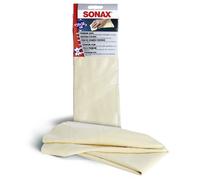 SONAX PremiumLeder 59x38cm Naturleder Auto Pflege Leder Trockentuch Fensterleder