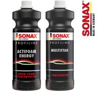 SONAX PROFILINE Actifoam Energy Snow Foam 1L + Multistar Universalreiniger 1L