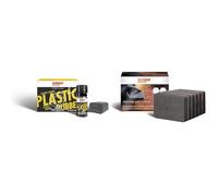 SONAX PROFILINE CeramicCoating CC Plastic+Rubber (50 ml) & PROFILINE Coating Applicator (6 Stück) Applikationspads mit spezieller Vliesoberfläche zum Auftragen Coatings | Art-Nr. 02377410