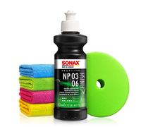 Sonax Profiline Politur Set NP 03-06 Anti-Hologramm Polierpads Tücher 250ml