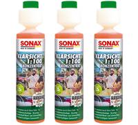 Sonax Scheibenreiniger KlarSicht 3x 250ml Konzentrat 1:100 Havanna Love
