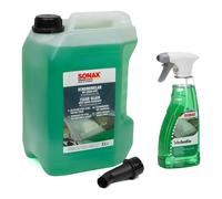 SONAX Scheibenreiniger Scheibenklar Glasreiniger Reiniger Set 5 Liter + 500ml