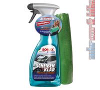 SONAX Aktionsset XTREME Scheibenklar 500ml + 2 Microfasertücher
