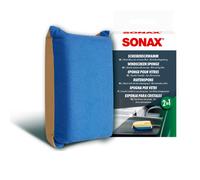 SONAX Scheibenschwamm 2in1 Windschutzscheibe Klarsicht Glasreinigung Schwamm Kfz