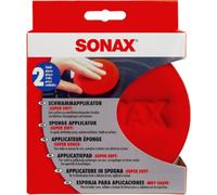 SONAX Super Soft SchwammApplikator für Autopflege 2er Pack