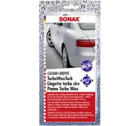Autopolitur SONAX Clean & Drive TurboWaxTuch 40 x 50 cm Hochwertiges Microfasertuch zur schnellen Reinigung